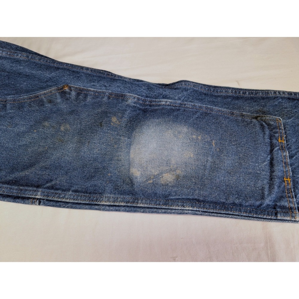 Wild Ass Double Knee Work Jeans USA Made Men's 32x32 Logger Distressed Denim - Picture 8 of 16